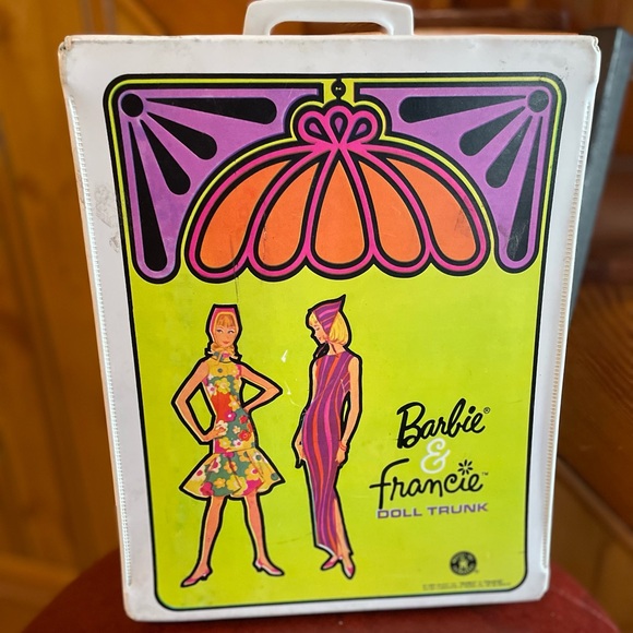Vintage retro 1965 Mattel Barbie & Francie Doll Trunk collectible kids toys doll - Picture 3 of 9